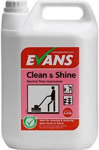 Evans Vanodine Clean & Shine Neutral Floor Maintainer 5 Litre