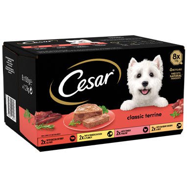 Cesar Classic Terrine Mixed Selection 8x150g