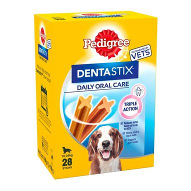 Pedigree DentaStix Daily Dental Chews Medium Dog 28 Sticks