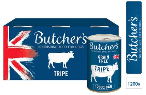 Butcher's Tripe Dog Food Tin 1200g - PACK (6)