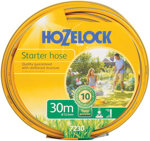 Hozelock Reinforced Starter Hose 30m {7230} Yellow