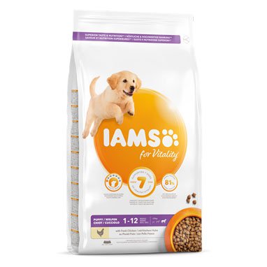 IAMS for Vitality Large Puppy Food Fresh Chicken 12kg