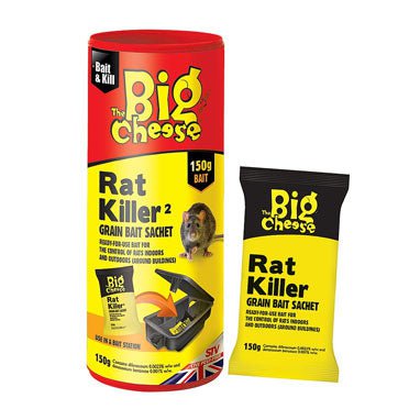 Big Cheese Rat Killer Grain Bait Sachet 150g - PACK (6)