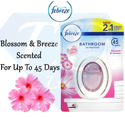 Febreze Blossom & Breeze Bathroom Gel Air Freshener - PACK (8)