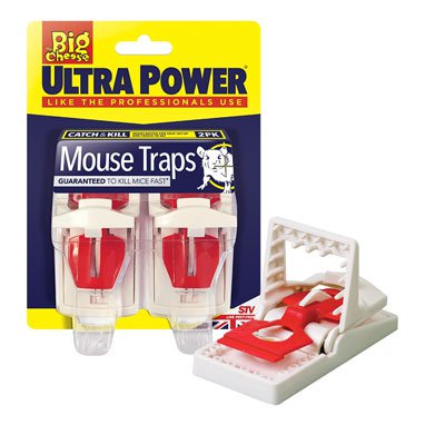 Big Cheese Ultra Power Mouse Traps TwinPack (STV148) - PACK (6)
