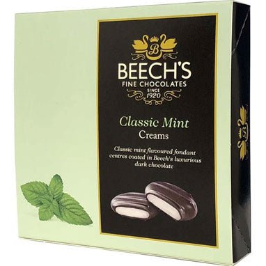 Beech's Fine Luxury Chocolate Mint Cream Fondant 90g - PACK (12)