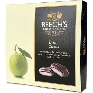 Beech's Fine Luxury Chocolate Lime Cream Fondant 90g - PACK (12)