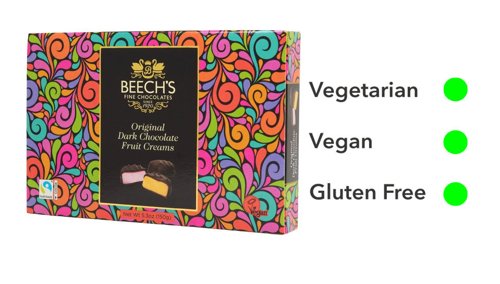Beech's Fine Luxury Chocolate Dark Fruit Creams 150g - PACK (6)