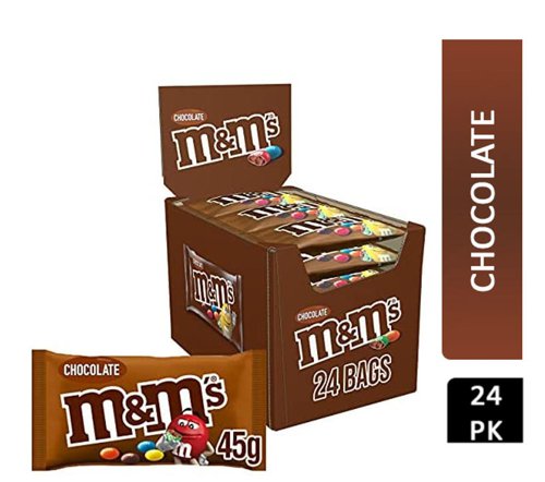 M&Ms Chocolate Bag 24x45g