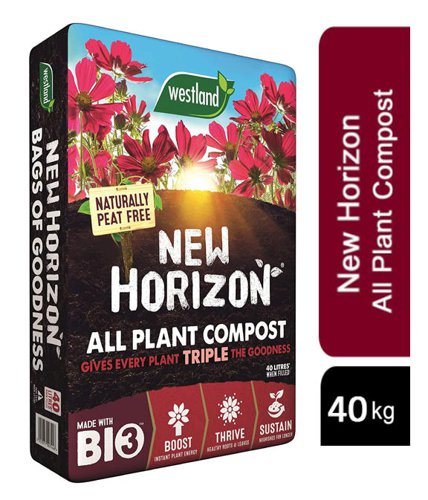 New Horizon All Plant Peat Free Compost by Westland 40 Litre