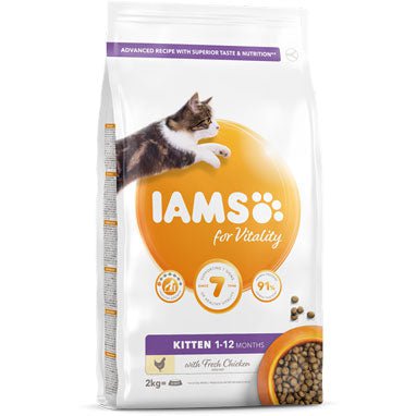 IAMS for Vitality Kitten Food Fresh Chicken 2kg