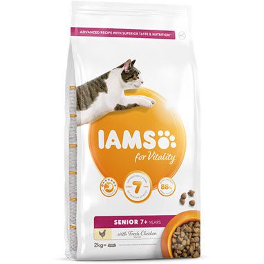 IAMS for Vitality Senior Cat Food Fresh Chicken 2kg