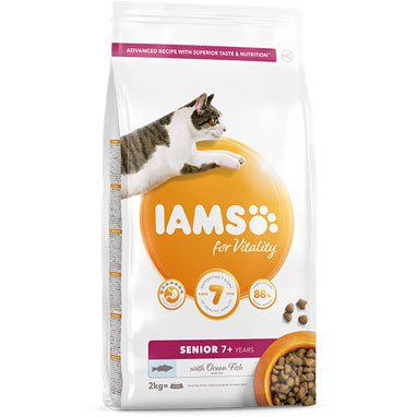 IAMS for Vitality Senior Cat Food Ocean Fish 2kg