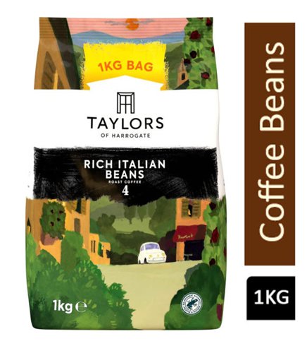Taylors of Harrogate Rich Italian Coffee Beans 1kg   - PACK (2)