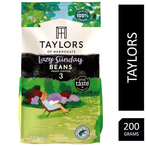 Taylors of Harrogate Lazy Sunday Coffee Beans 200g  - PACK (6)