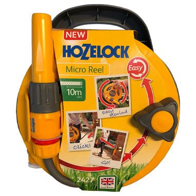 Hozelock Microreel with 10m Hose & Jet Spray Attachment  {2427}