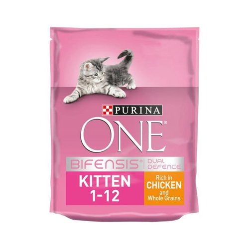 Purina ONE Kitten Dry Cat Food Chicken & Wholegrain 800g