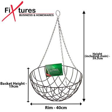 Fixtures 16” Hanging Basket & Chain
