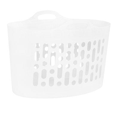 Wham Ice White Flexi-Store Laundry Basket 8 Litre