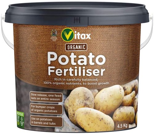 Vitax Organic Potato Fertiliser 4.5KG Tub - PACK (2)