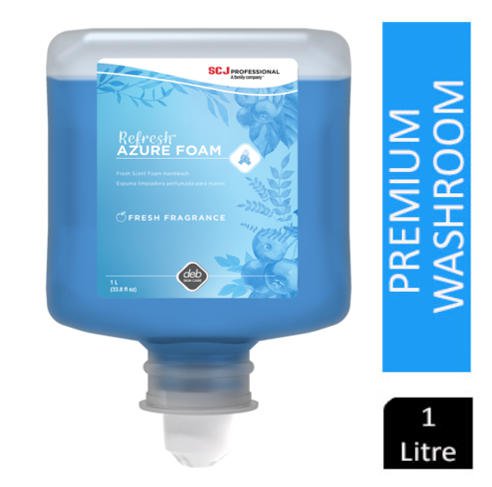 Deb Refresh Azure Foam Wash 1 Litre {AZU1L}