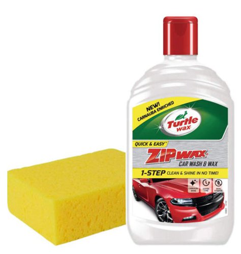 Turtle Wax  Zip Car Wash Shampoo & Wax 500ml - PACK (6)