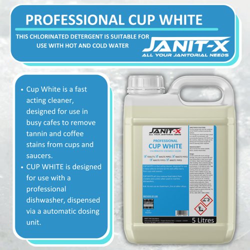 Janit-X Professional Cup White 5 Litre - PACK (2)