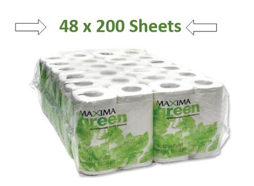 Maxima Toilet Roll 200 Sheets 48's