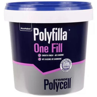 Polycell Polyfilla One Fill 1 Litre - PACK (4)