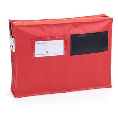 Versapak Small Gusset Mailing Pouch 355x250x75mm RED (ZG1)