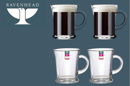 Ravenhead Essentials Glass Mug 25.5cl - PACK (12)