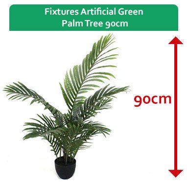Fixtures Artificial Green Palm Tree 90cm