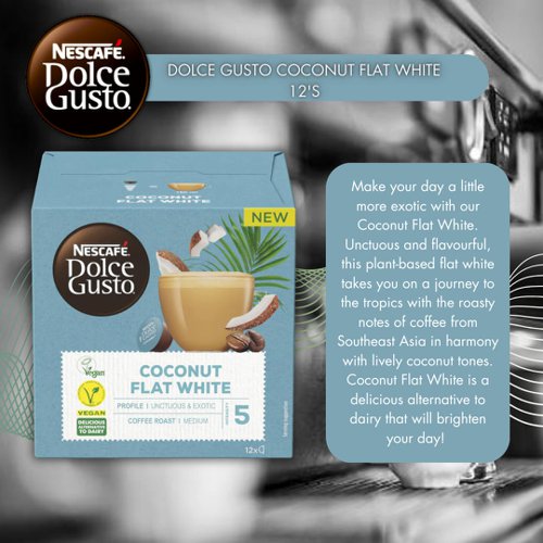 Dolce Gusto Coconut Flat White 12's - PACK (3)