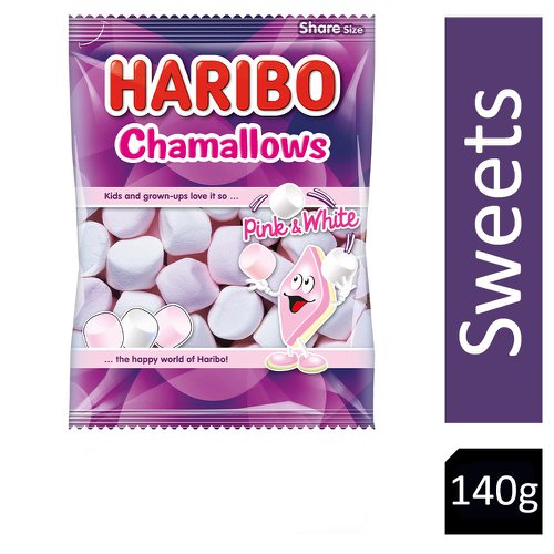 Haribo Chamallows Pink & White 140g - PACK (12)
