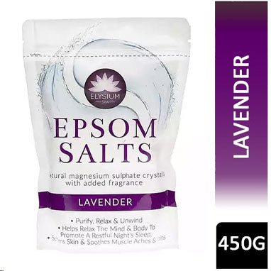 Elysium Spa Epsom Salts Lavender 450g - PACK (6)