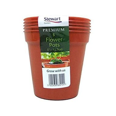 Stewart Flower Pot Pack 5x5inch/12.5cm Set