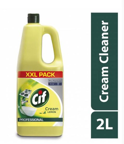Cif Pro-Formula Cream Cleaner Lemon 2 Litre - PACK (6)