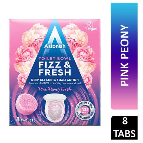 Astonish Fizz & Fresh Toilet Bowl Tabs Pack 8's - PACK (12)