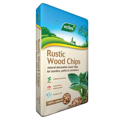 Westland Rustic Wood Chips 60 Litre - PACK (48)