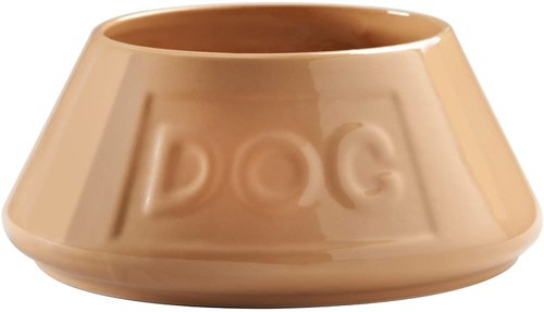 Mason Cash Cane Non-Tip Lettered Dog Bowl 21cm