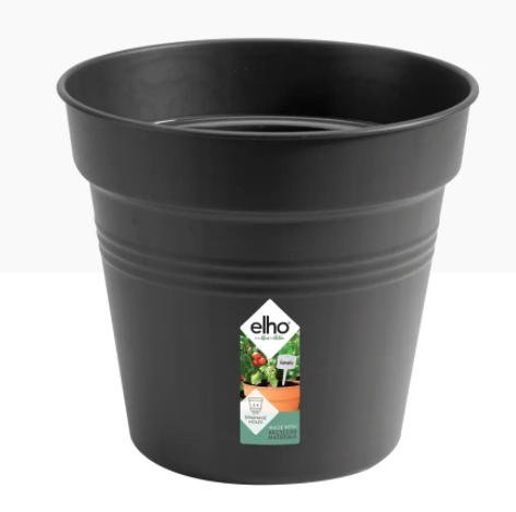 Elho Green Basics Grow Pot 13cm LIVING BLACK - PACK (20)
