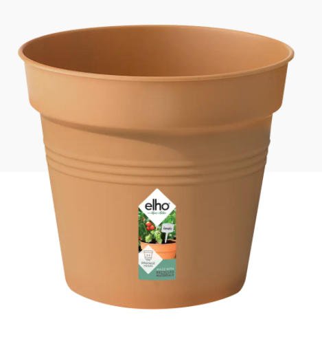 Elho Green Basics Grow Pot 13cm TERRACOTTA