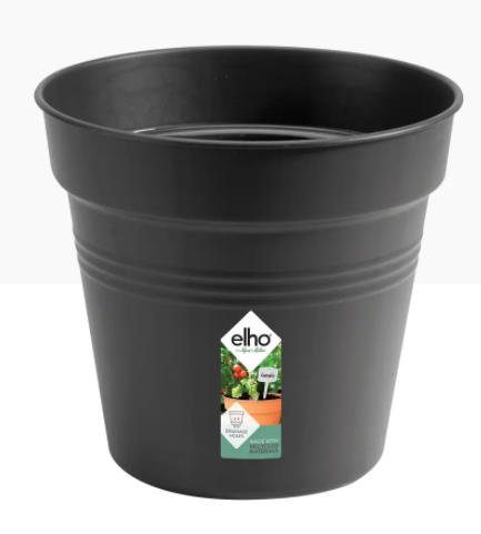 Elho Green Basics Grow Pot 19cm LIVING BLACK - PACK (20)