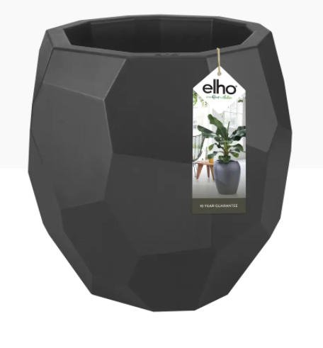 Elho Pure Large 40cm Designer Pot ANTHRACITE