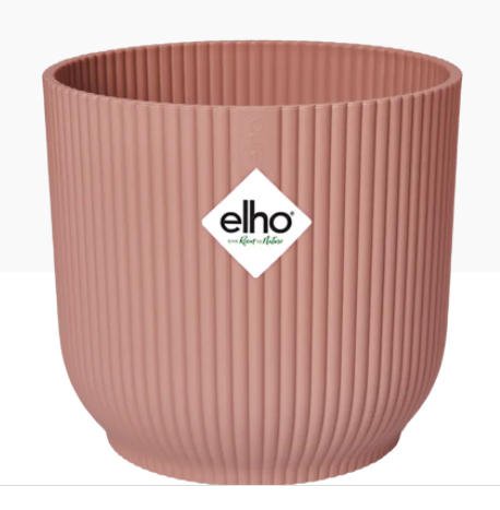 Elho Vibes Fold Round 14cm Display Pot DELICATE PINK - PACK (8)