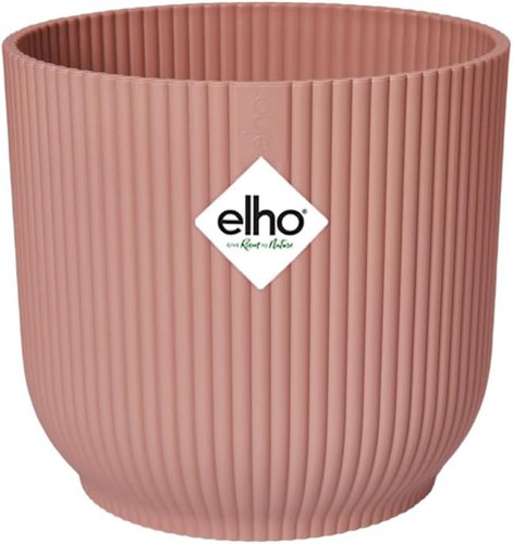 Elho Vibes Fold Round 25cm Display Pot DELICATE PINK - PACK (4)