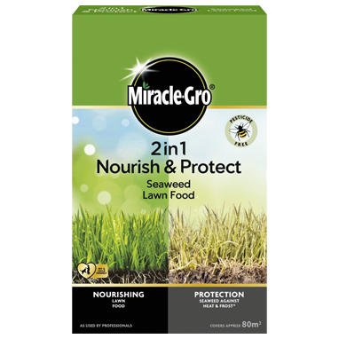Miracle Gro Nourish & Protect Seaweed Lawn Food 80m2 - PACK (8)