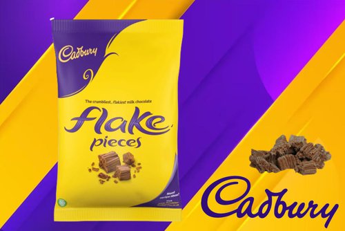 Cadbury Inclusions Dessert Toppings 500g FLAKE  - PACK (15)