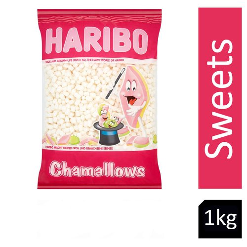 Haribo Chamallows Mini White 1kg - PACK (8)