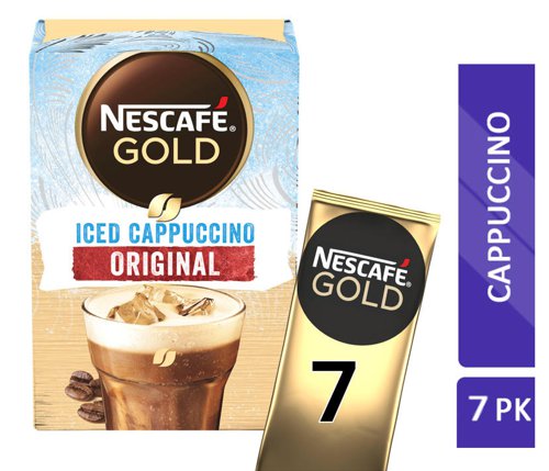 Nescafe Gold Iced Cappuccino Instant Coffee Sachets 7x15.5g